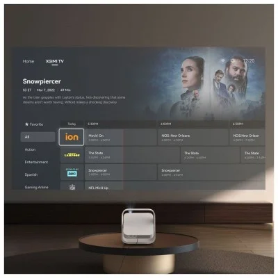 Xgimi Elfin Flip Slim 1080P Hd Home Projector - White